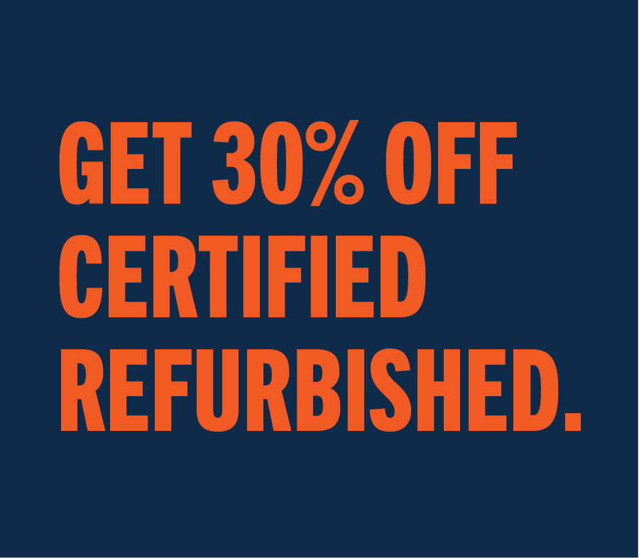 Get 30% off certified refurbished.