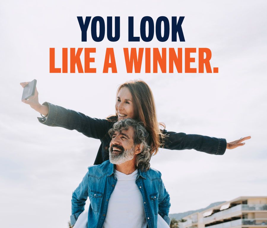 You look like a winner.