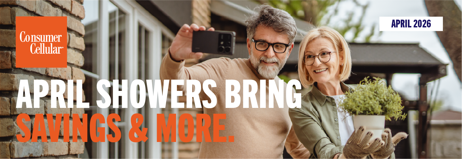 Consumer Cellular:April showers bring savings & more. April 2026