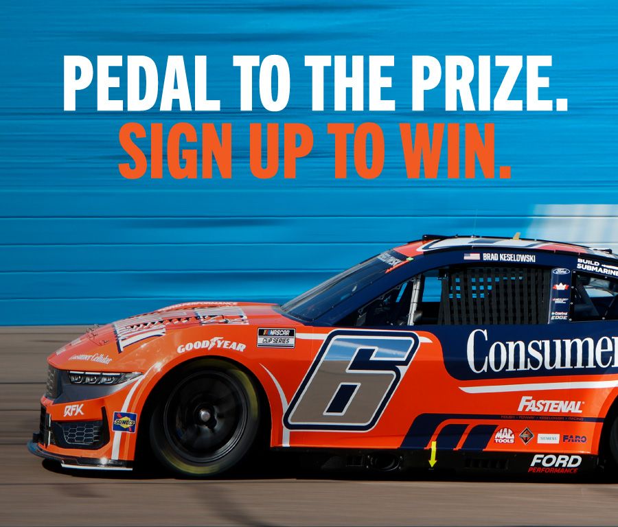 PEDAL TO THE PRIZE. SIGN UP TO WIN.