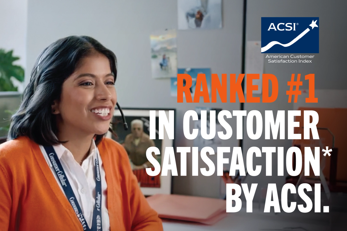 Ranked #1 in Customer Satisfaction* by ACSI.
