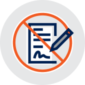 Image indicating no contracts