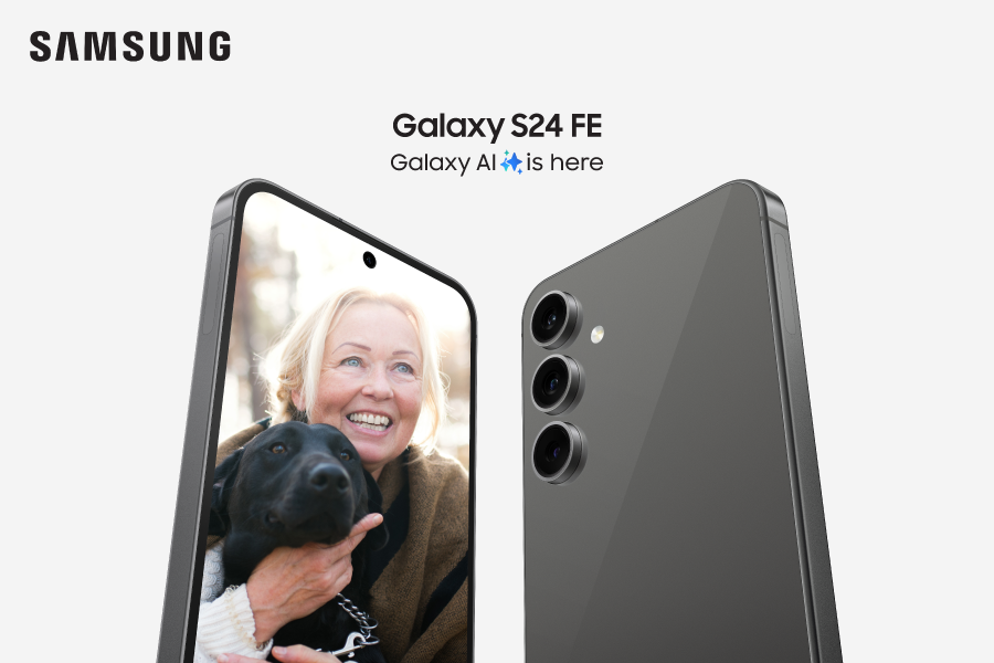 Samsung Galaxy S24 FE. Galaxy AI is here.