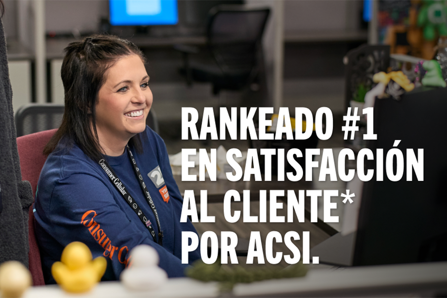 RANKEADO #1 EN SATISFACCIÓN AL CLIENTE* POR ACSI.