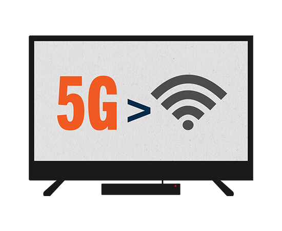 5G > Wifi Icon