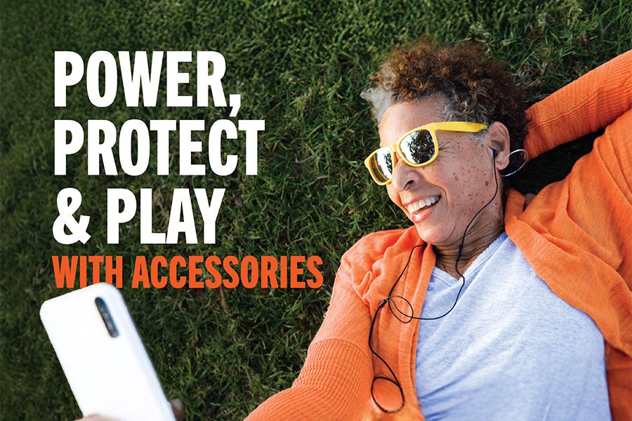 Power, Protect & Play With Accessories.