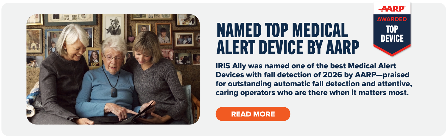 NAMED TOP MEDICAL ALERT DEVICE BY AARP