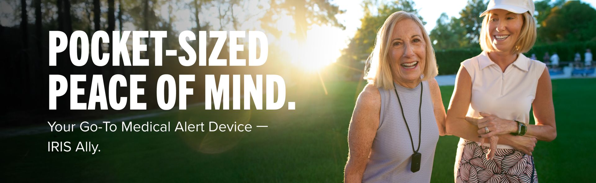Pocket-Sized Peace of Mind. Your Go-To Medical Alert Device - IRIS Ally.