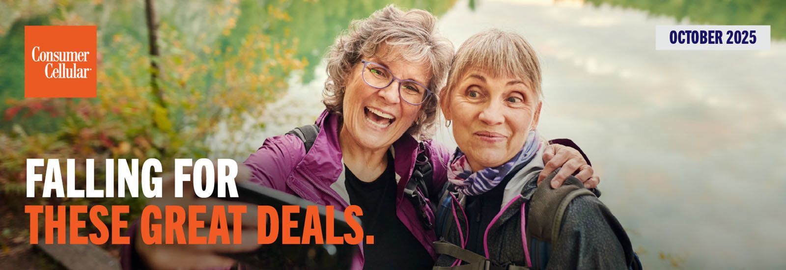 Consumer Cellular: Falling for these great deals. October 2025