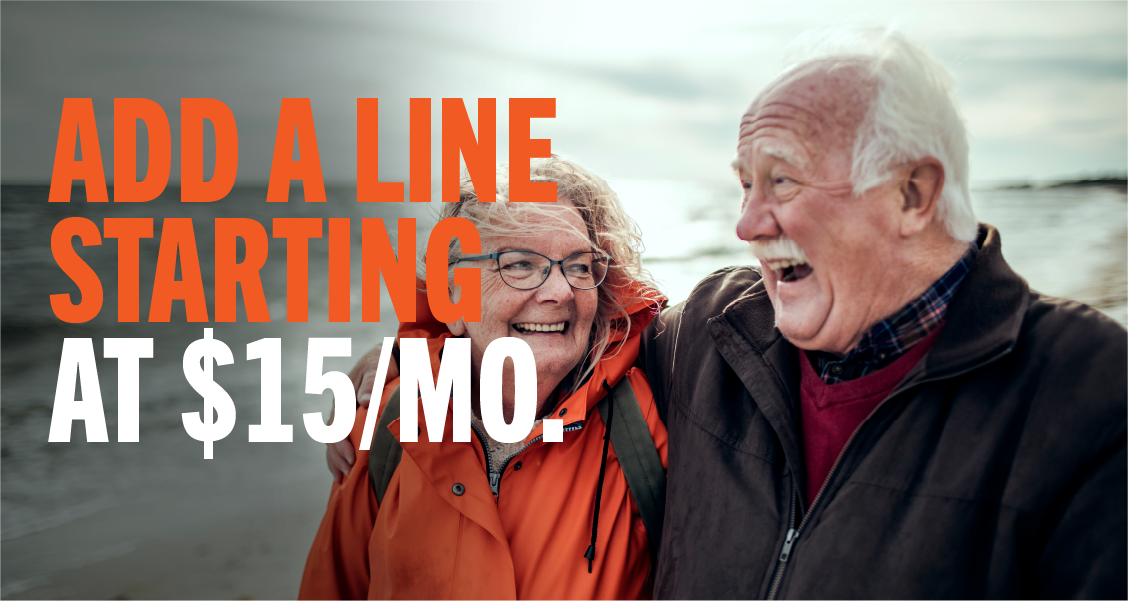 ADD A LINE STARTING AT $15/MO.