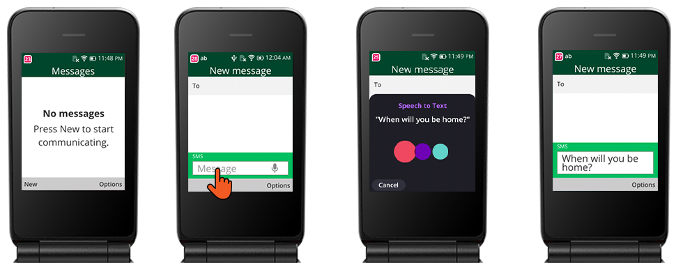 IRIS Flip voice to text