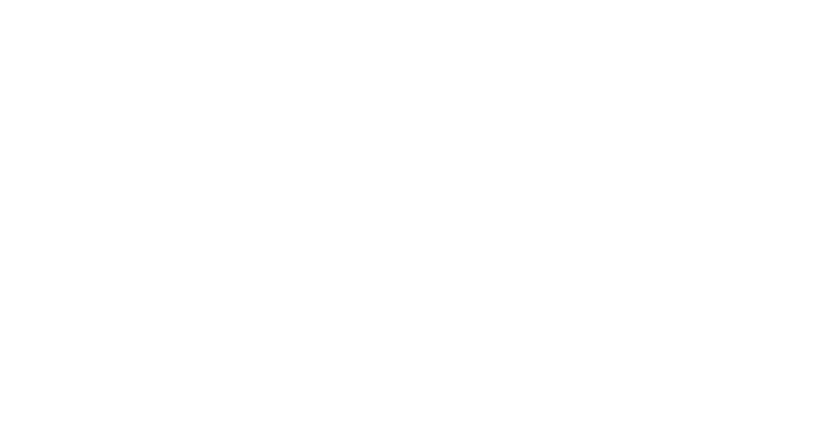 Line art of a person on a bike