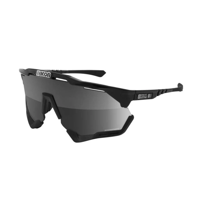 Óculos Scicon Aeroshade XL Preto Lente Prata