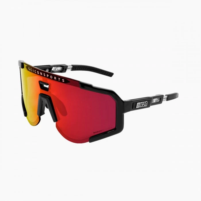 Óculos Scicon Aeroscope Preto Lente Vermelho