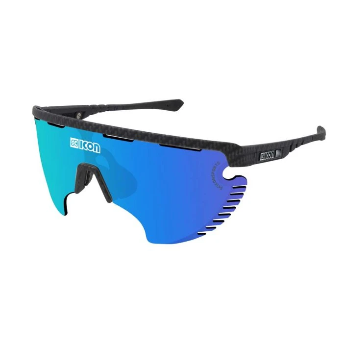 Óculos Scicon Aerowing Lamon Carbono Lente Azul