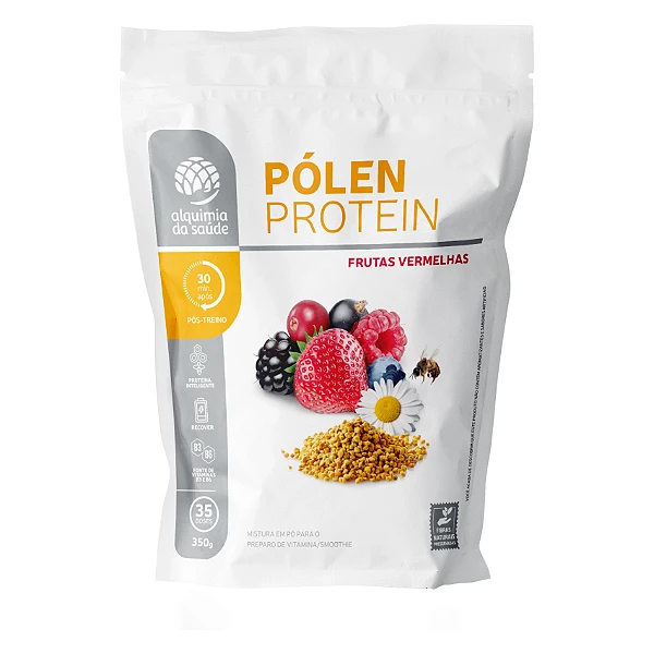 Pólen Protein - Frutas Vermelhas 350g