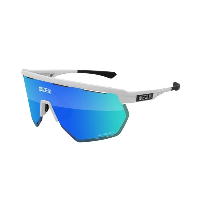 Óculos Scicon Aerowing Branco Lente Azul