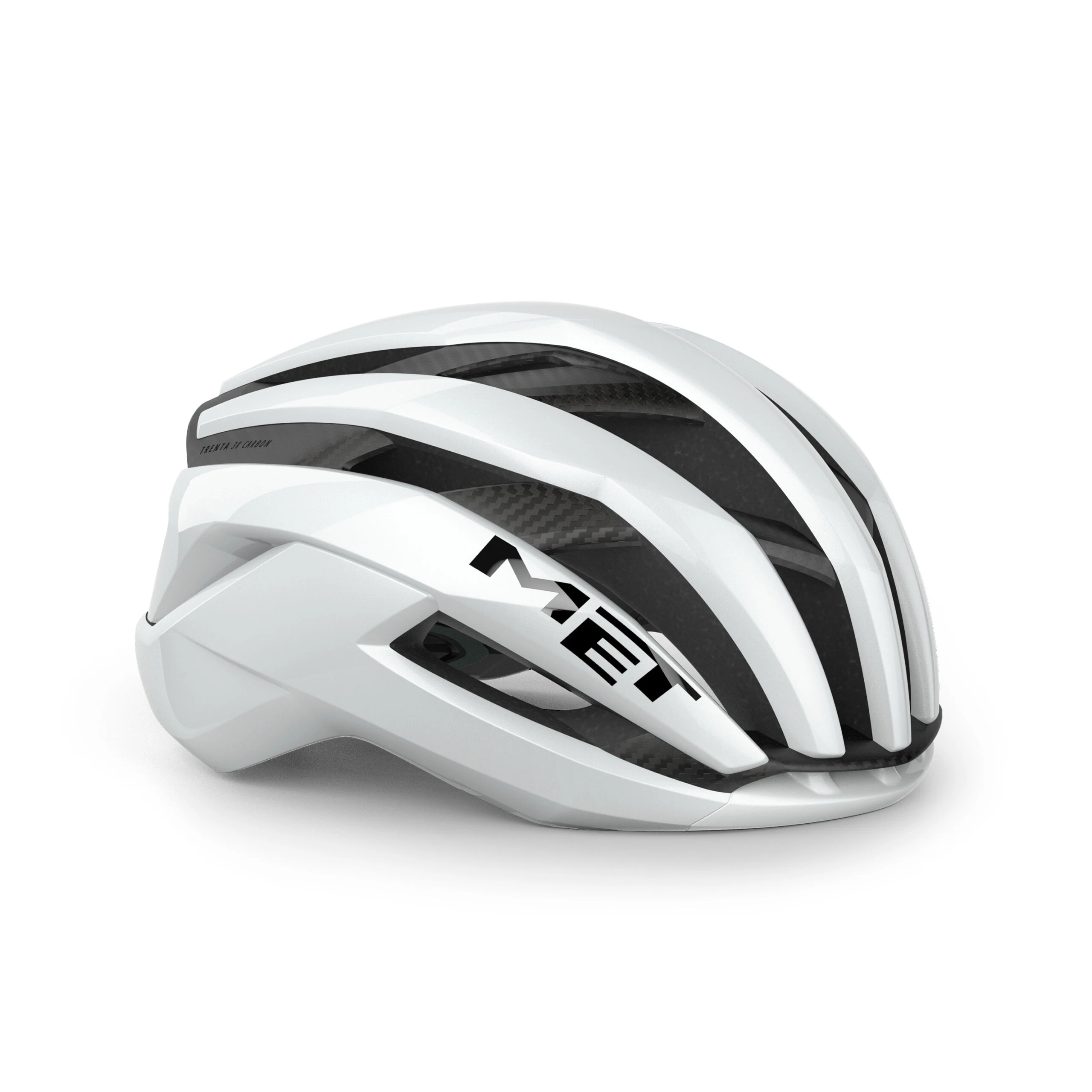 Capacete Met Trenta 3k Carbon Mips Branco 2026 - S (52-56cm)