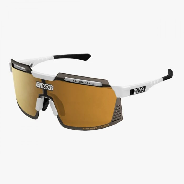 Óculos Scicon Aerowatt Foza Branco Lente Bronze