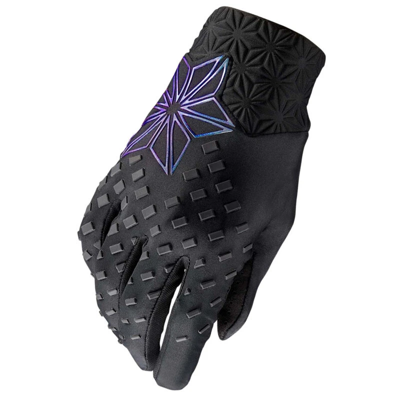 Luva de Ciclismo Fechada Supacaz Preto Com Oil Slick - S