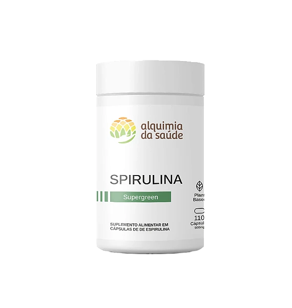 Spirulina - 110 Cápsulas Vegetais