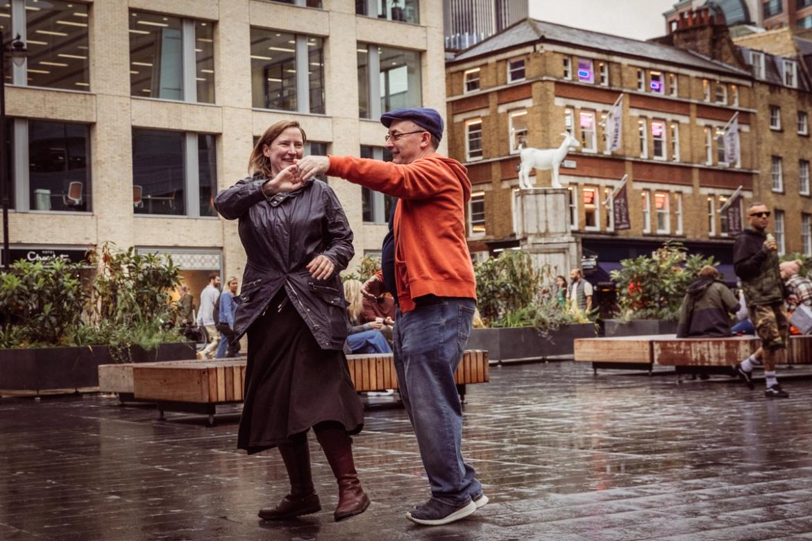 Sibhe from Swing Patrol dancing