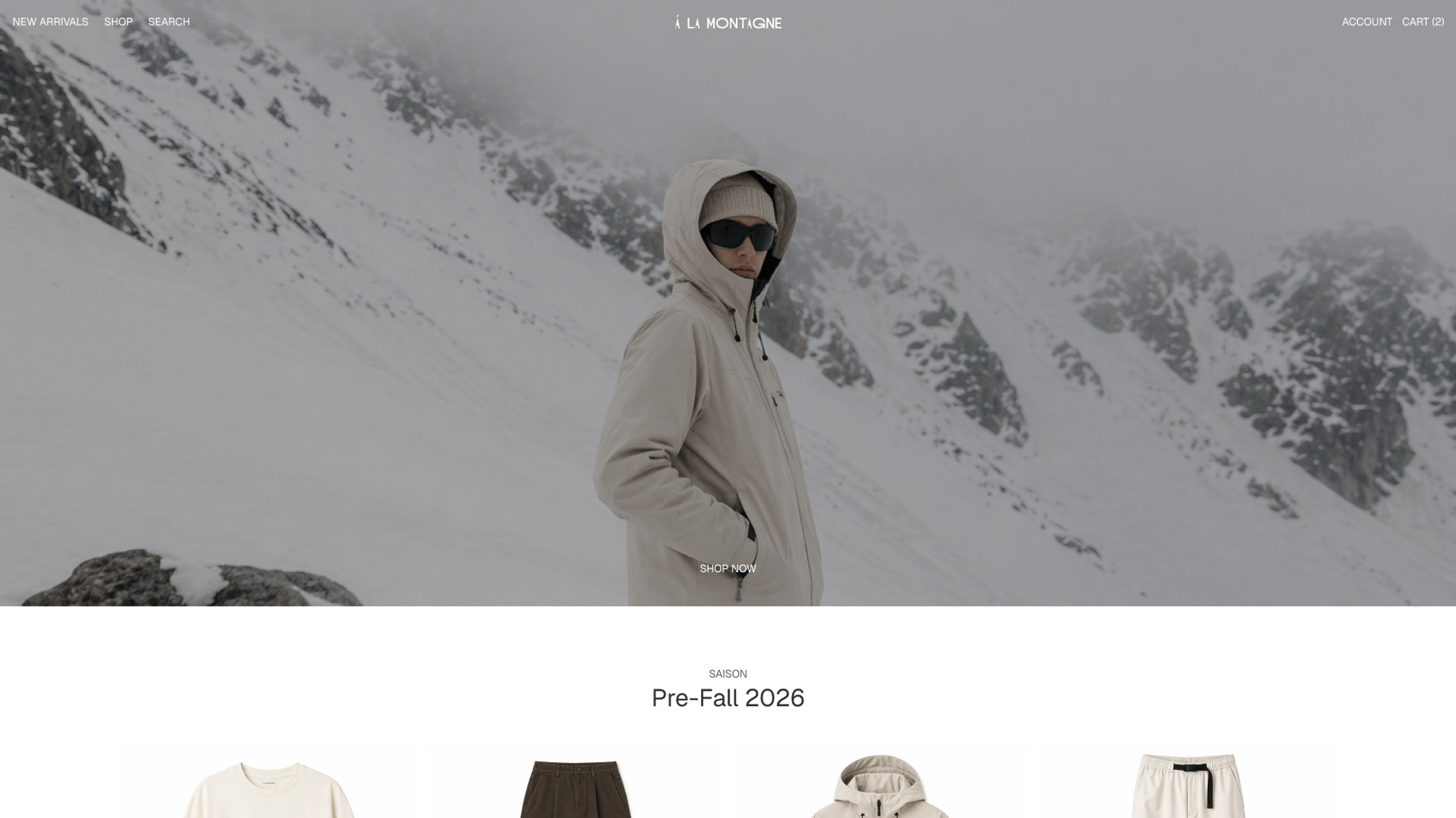À la Montagne — 1