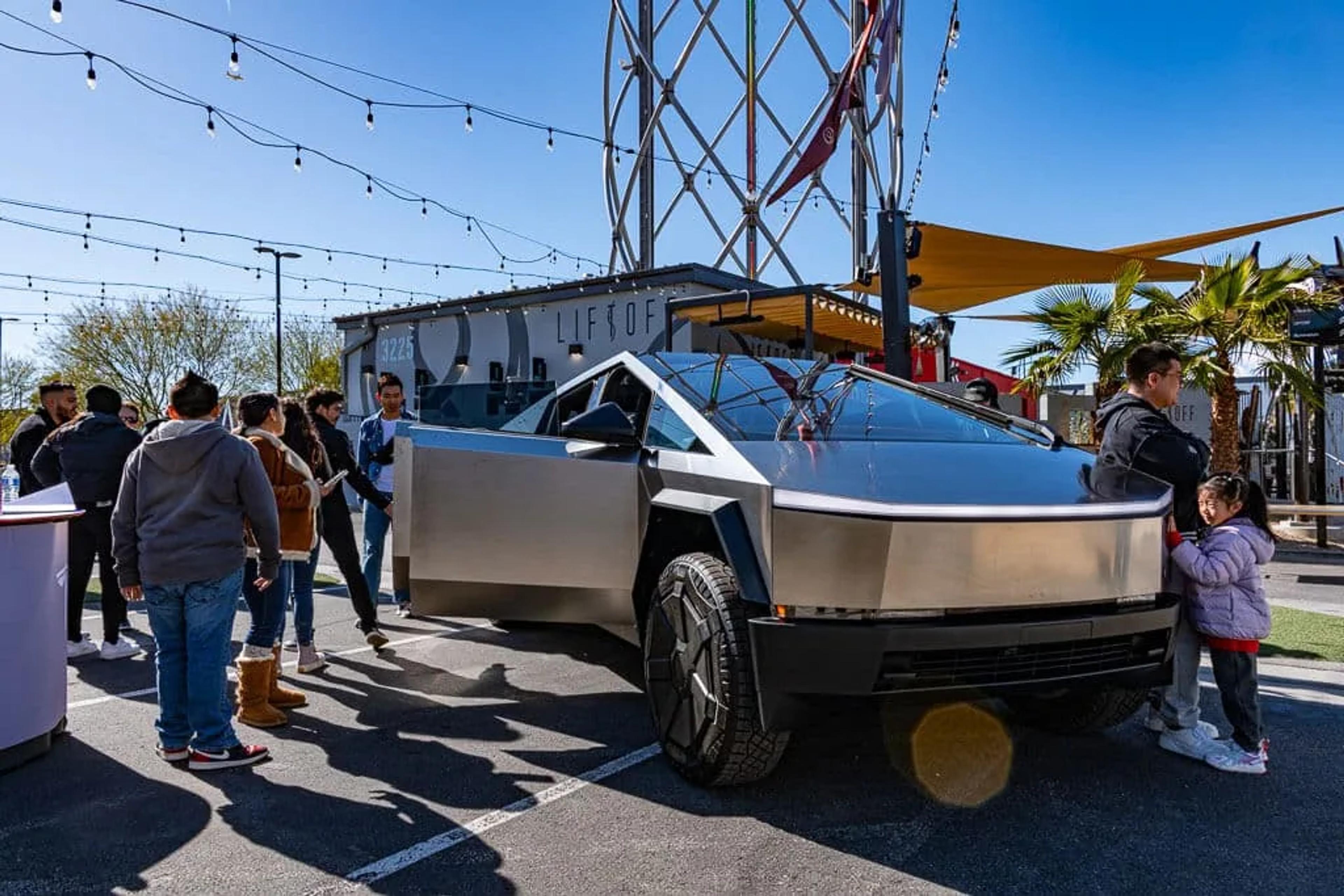 Tesla Cybertruck at AREA15
