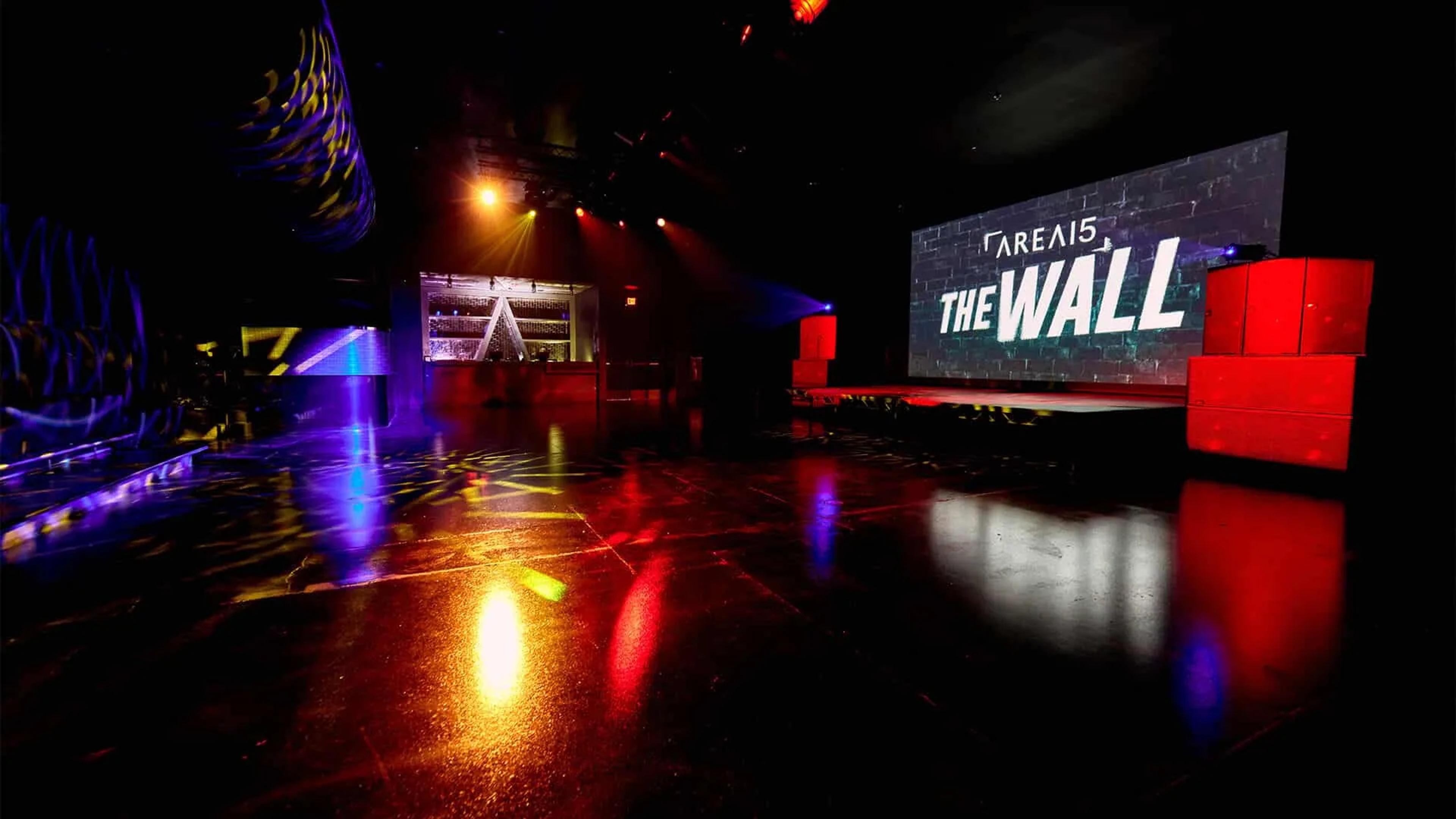 The Wall event space empty