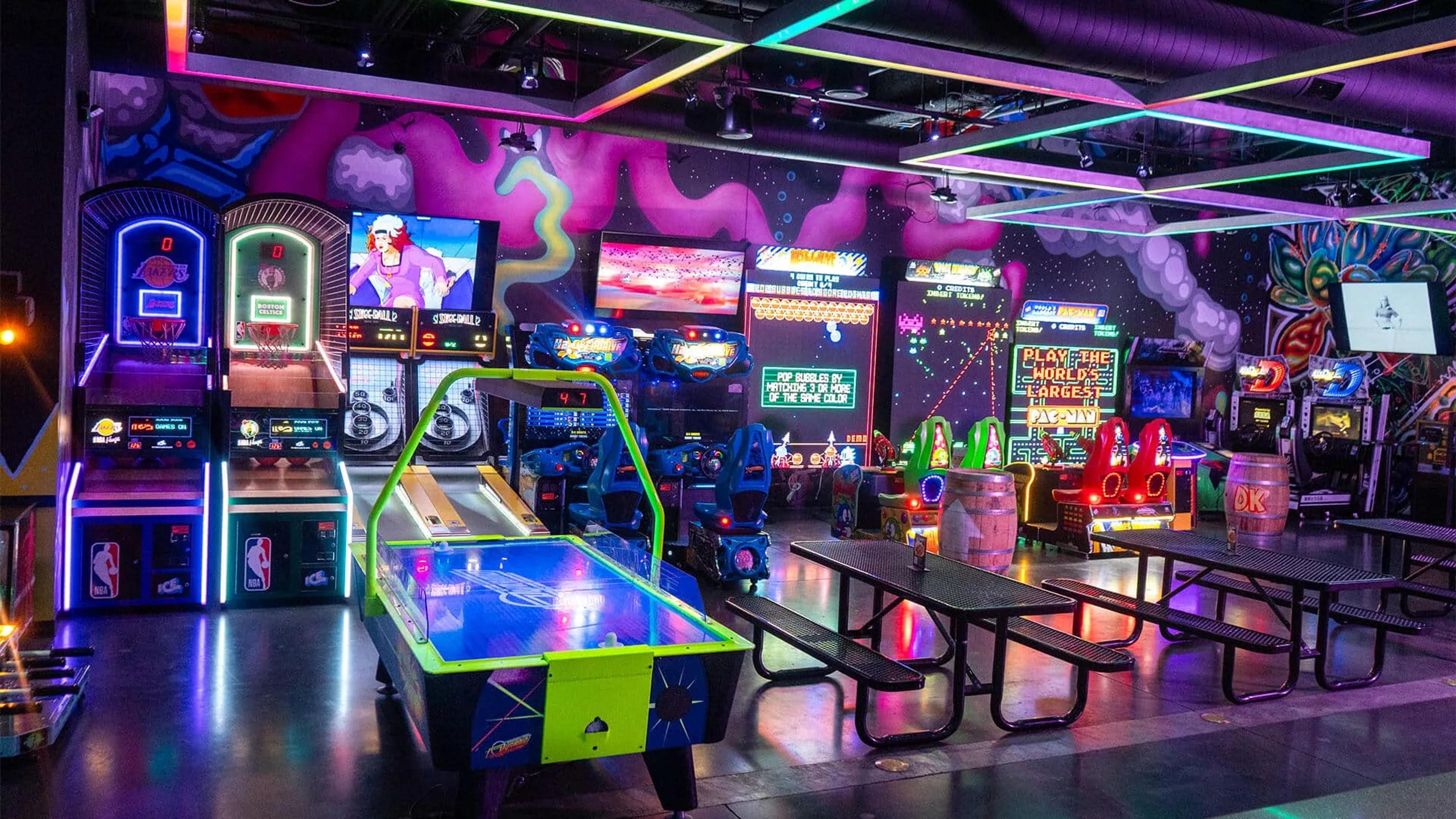Asylum Bar + Arcade games