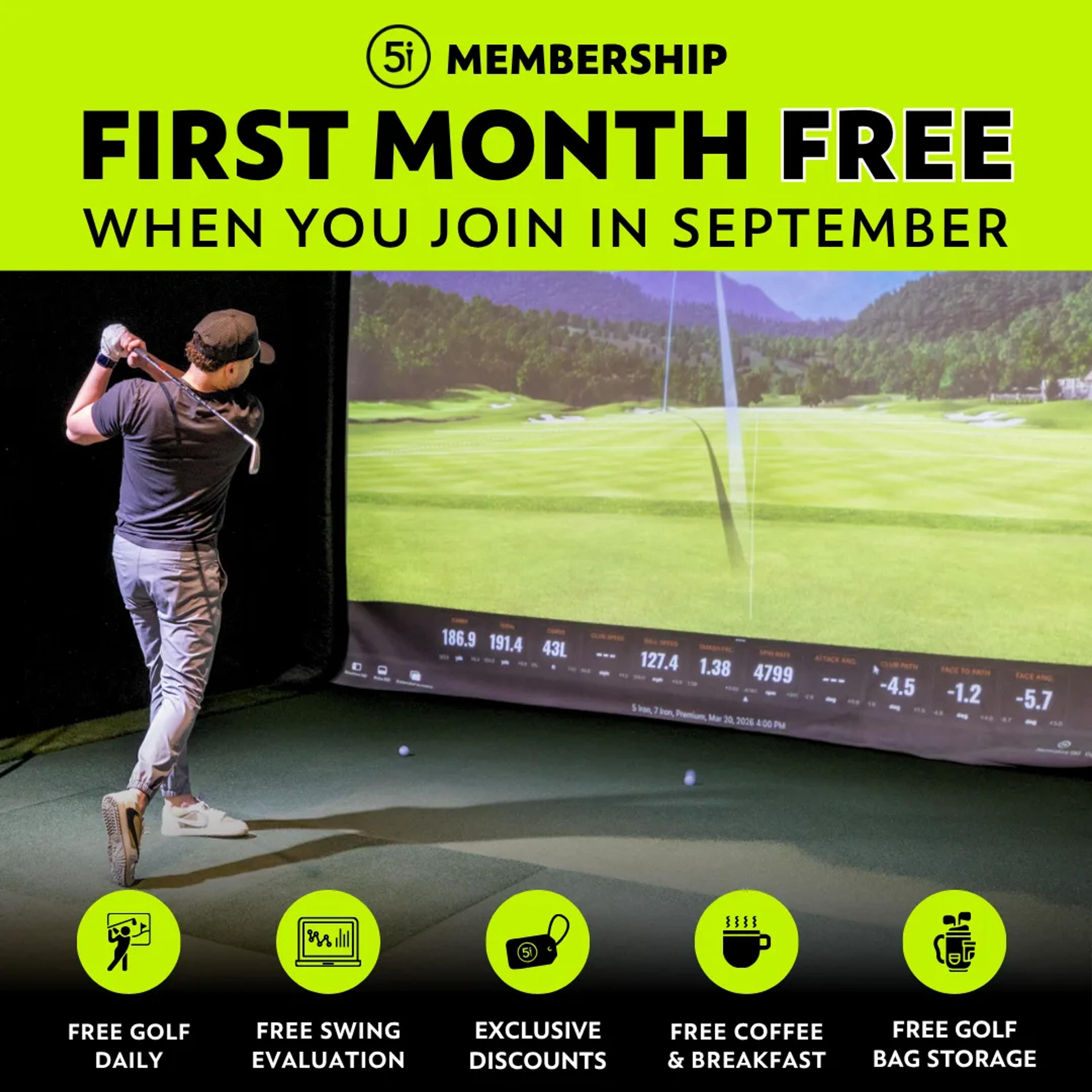 Five Iron Golf membership offer