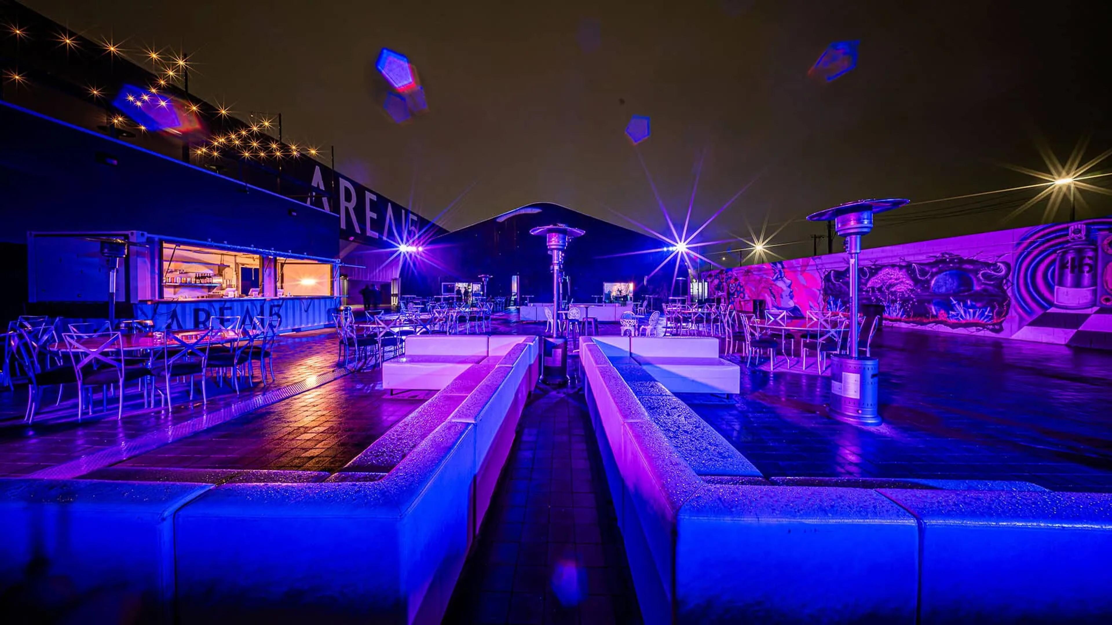 A-Lot outdoor event setup