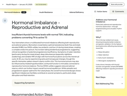 Report dashboard preview