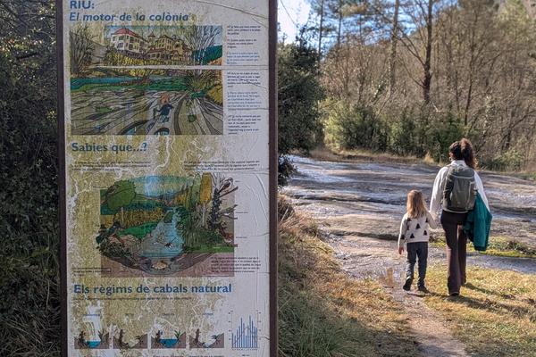 De ruta amb nens fins a Viladomiu Nou