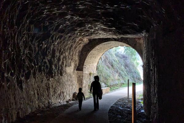 Tram de túnel compartit del carril bici de Gironella fins la Torre de l'amo