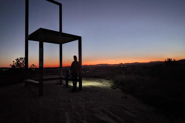 La cadira de nit, perfecte per veure la posta de sol 