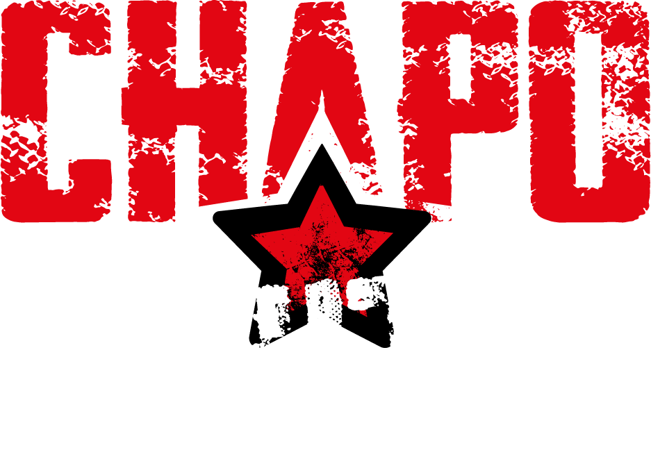 Biele nikotínové vrecká Chapo logo
