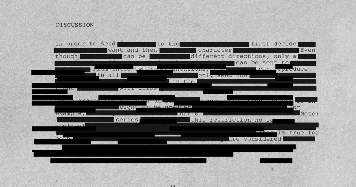 Partially Redacted The Complicated Necessity of (Redacted) Documents in the Military ...