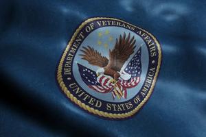 Flag bearing the seal of the VA.