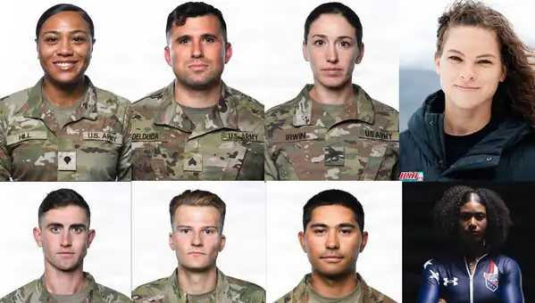 Meet the Active Duty 2026 Winter Olympic Athletes Competing for Team USA