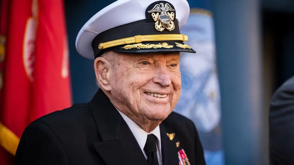 Headshot portrait of a retired Korean War hero.