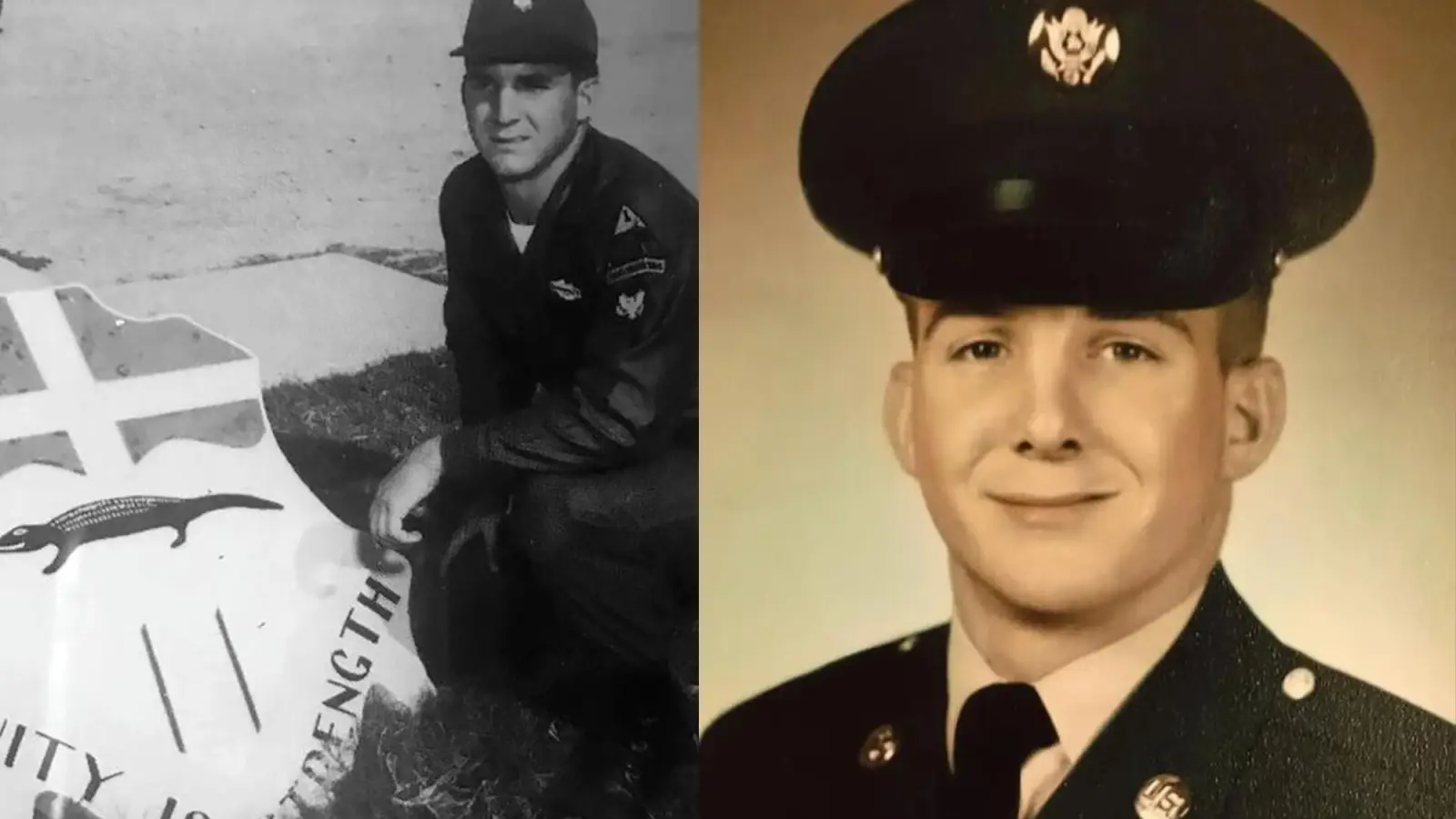 Vintage photo of Jim Siebert during the Vietnam War.
