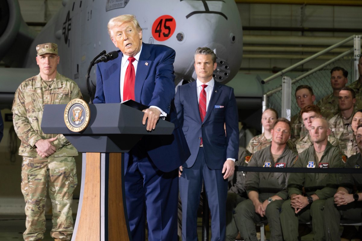 President Donald J. Trump Addresses Troops