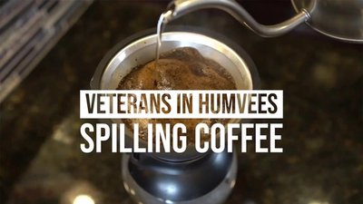 Veterans in Humvees Spilling Coffee: Eric Horton