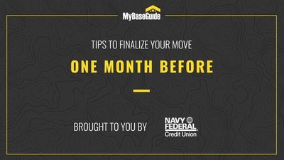 PCS Checklist: Essential Tasks One Month Before Your Military Move