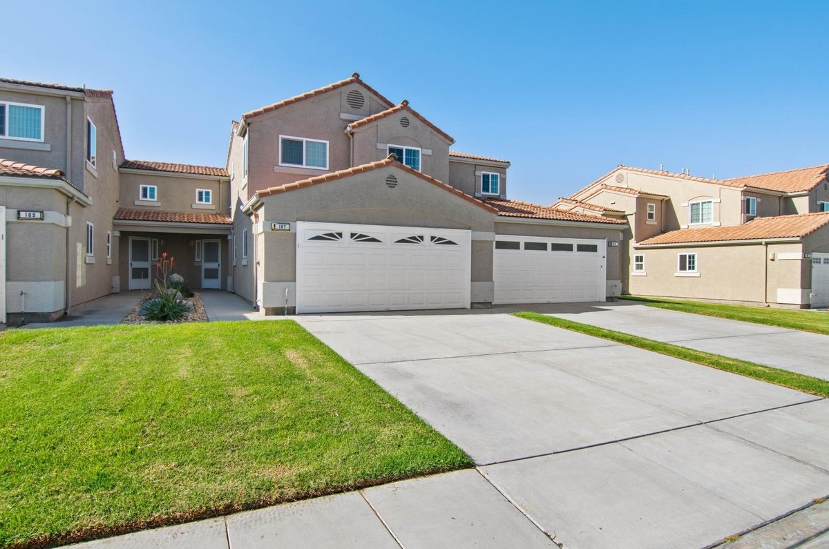 Outside of a house available for rent.