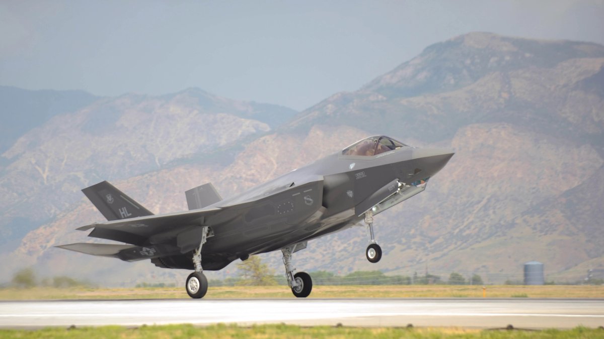 Stealth Bomber taking off.