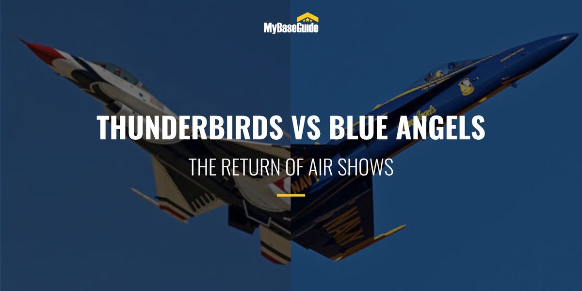 Thunderbirds vs Blue Angels: The Return of the Air Shows