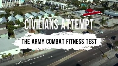 Civilians Take the Army Combat Fitness Test Challenge