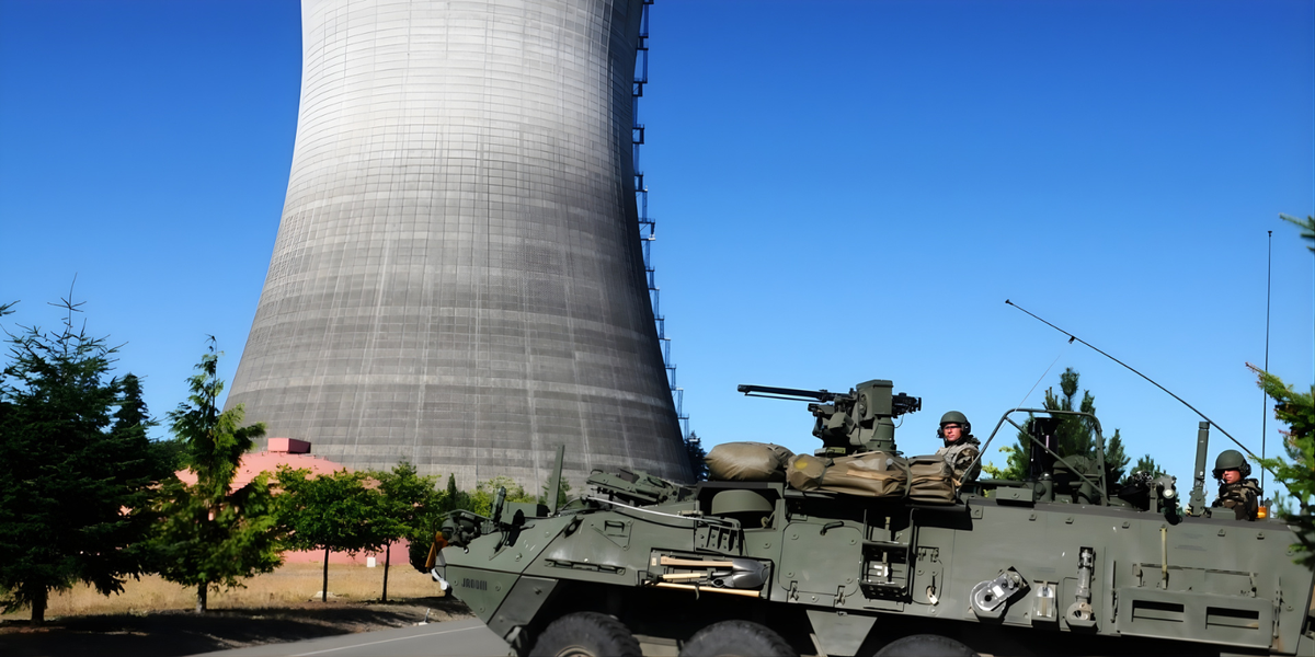 M1135 Reconnaissance Vehicle team conducting hazardous response drill at a nuclear power plant area. Photo: Sgt. Mark Miranda/US Army/Public Domain